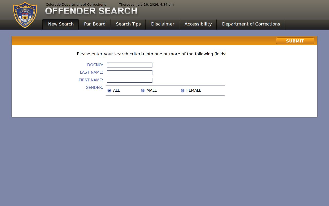 Baca County arrest lookup Colorado inmate locator