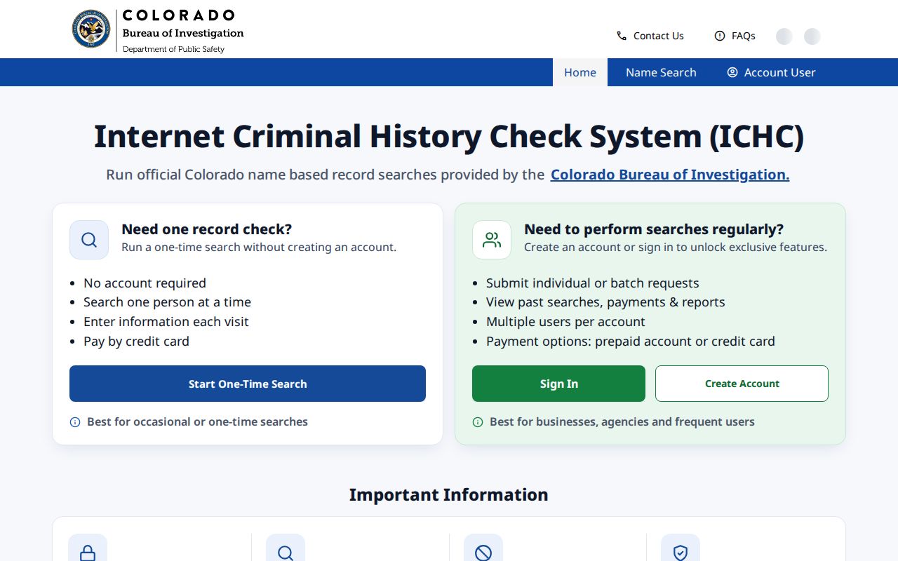 Baca County arrest lookup CBI criminal history search