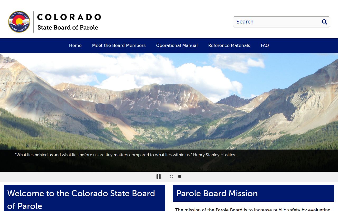Baca County criminal history Colorado State Board of Parole