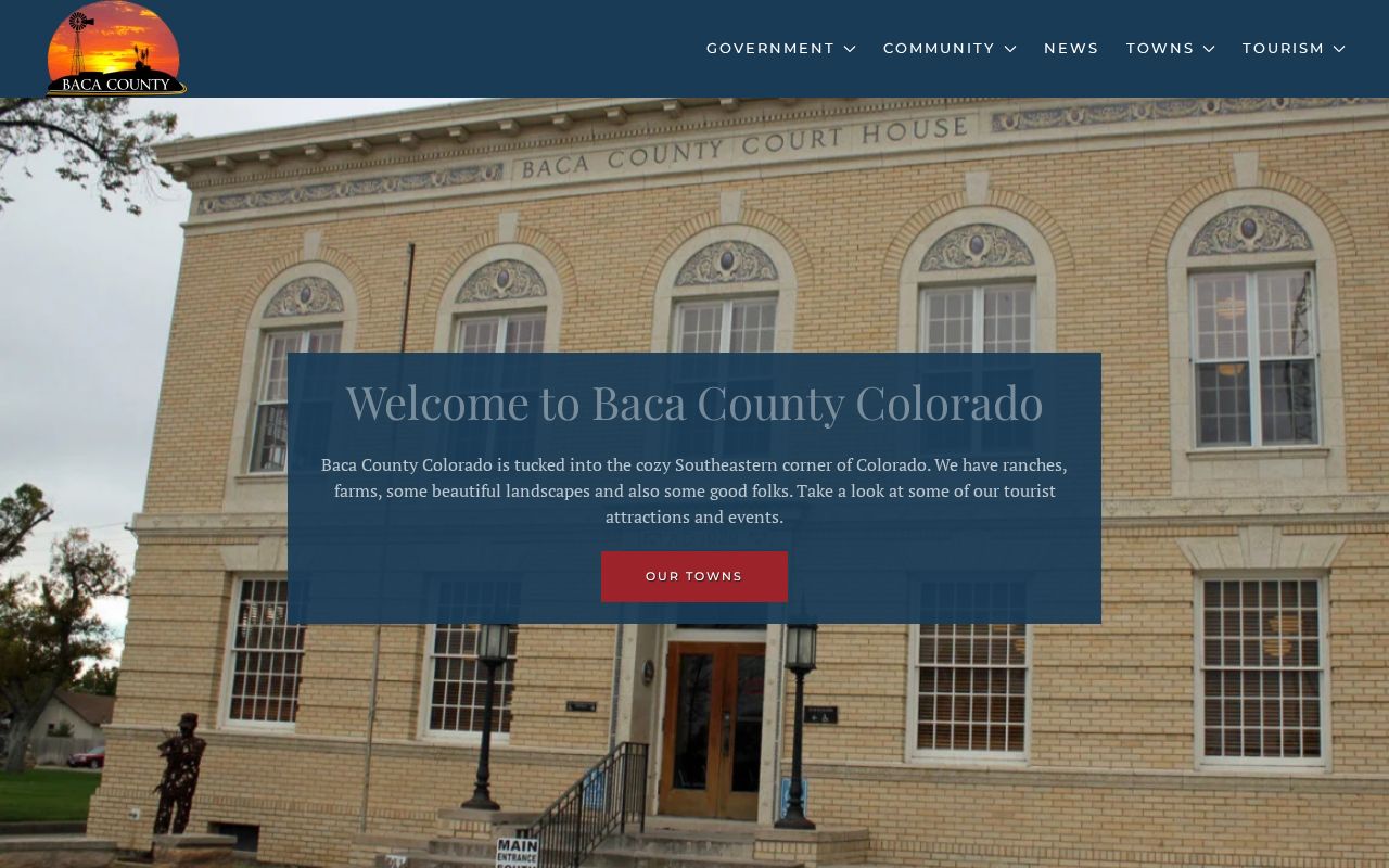 Baca County criminal history official county gateway