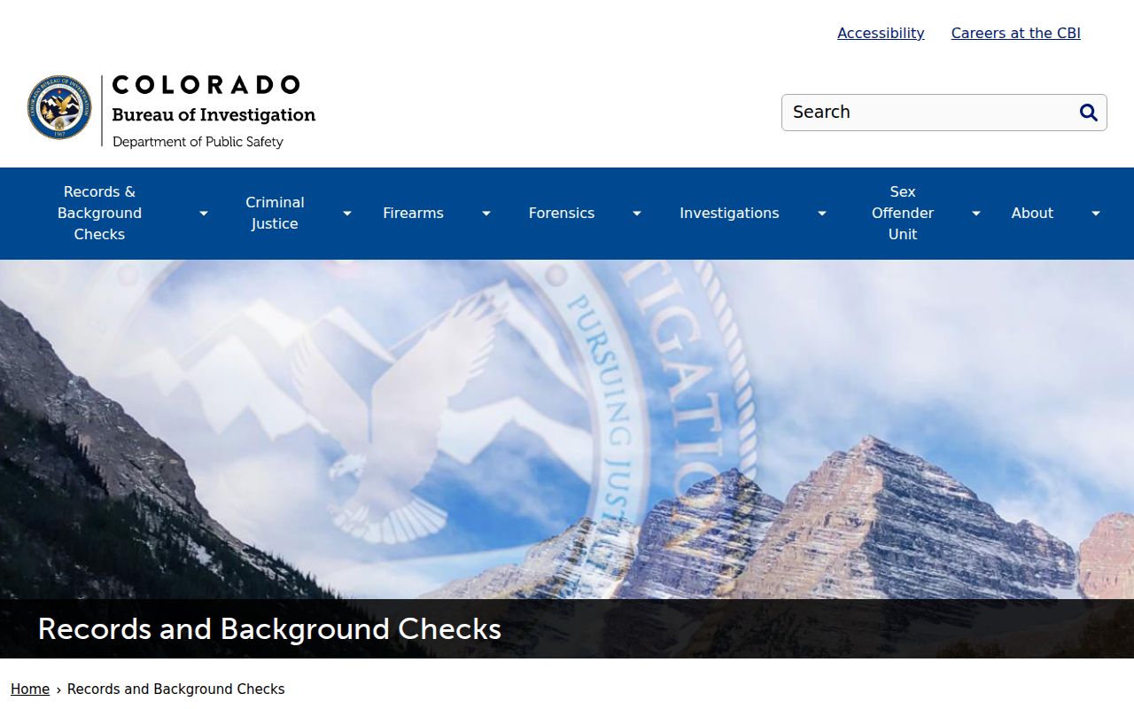Baca County criminal history CBI records hub